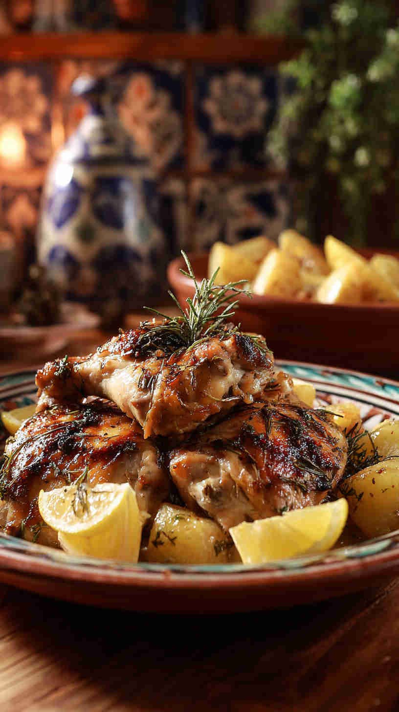 Crockpot Greek Lemon Chicken