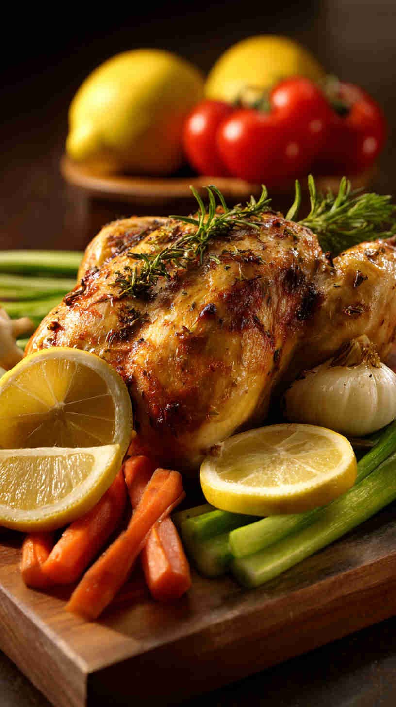 Crockpot Greek Lemon Chicken