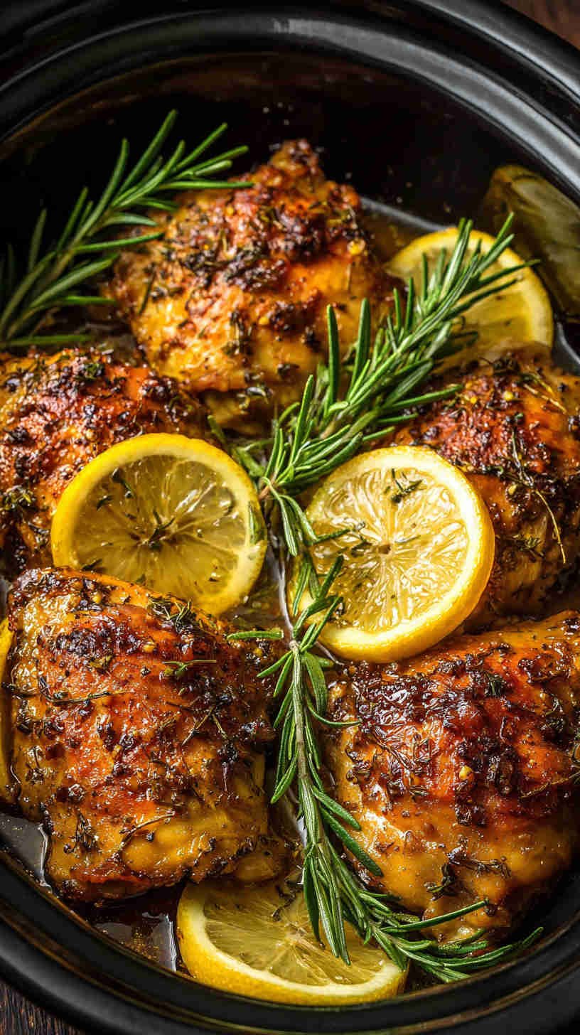 Crockpot Greek Lemon Chicken