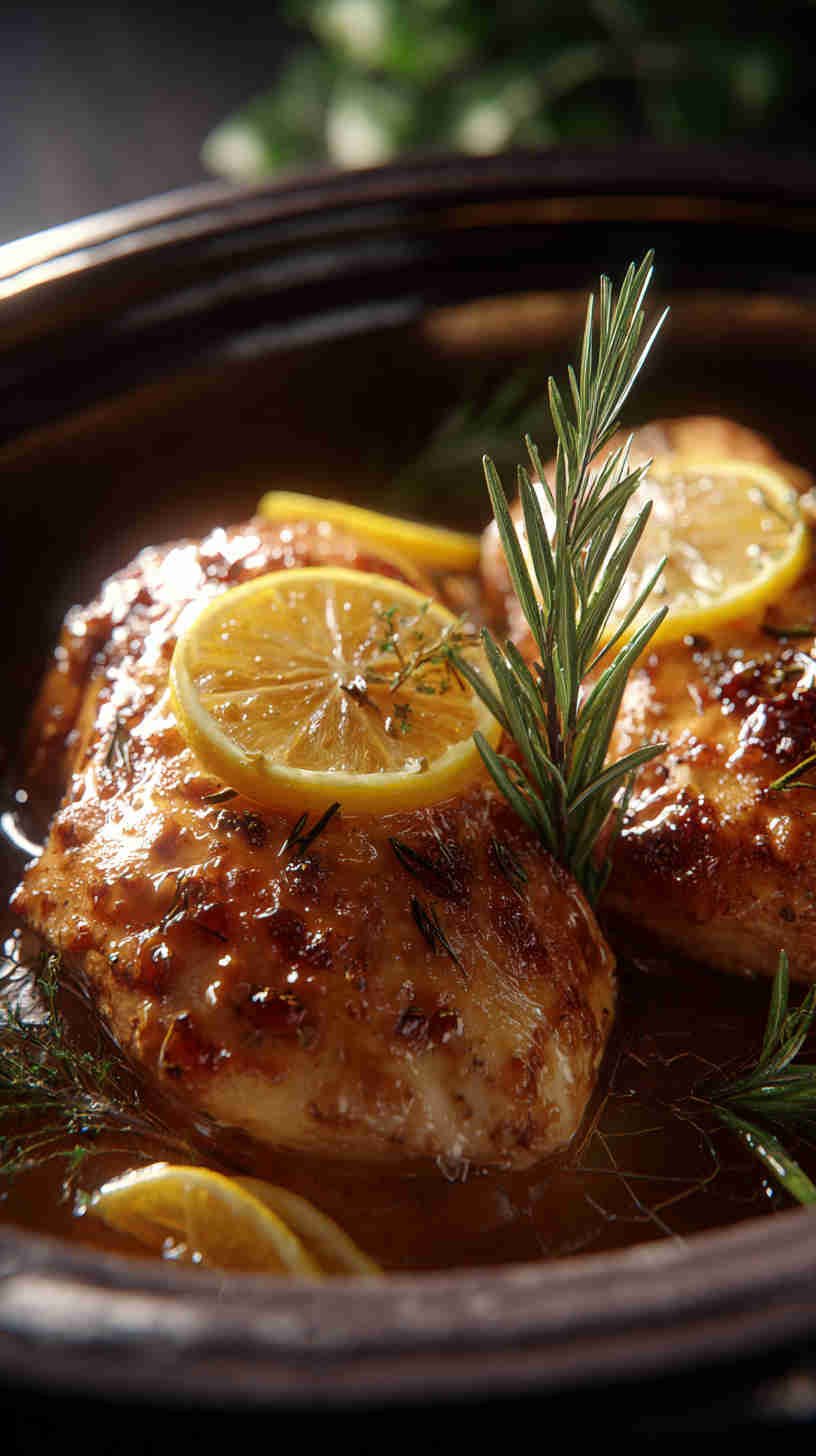 Crockpot Greek Lemon Chicken