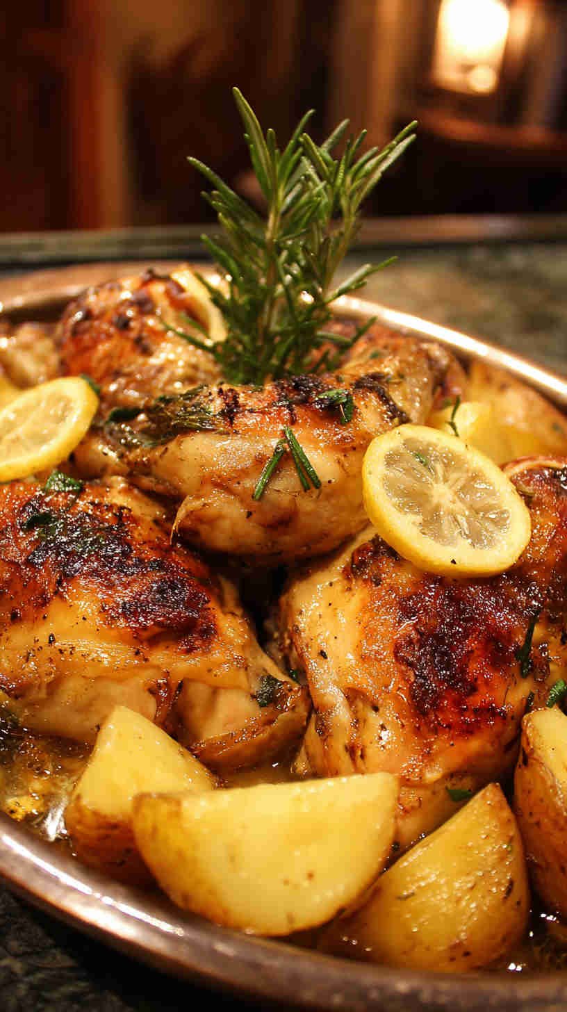 Crockpot Greek Lemon Chicken