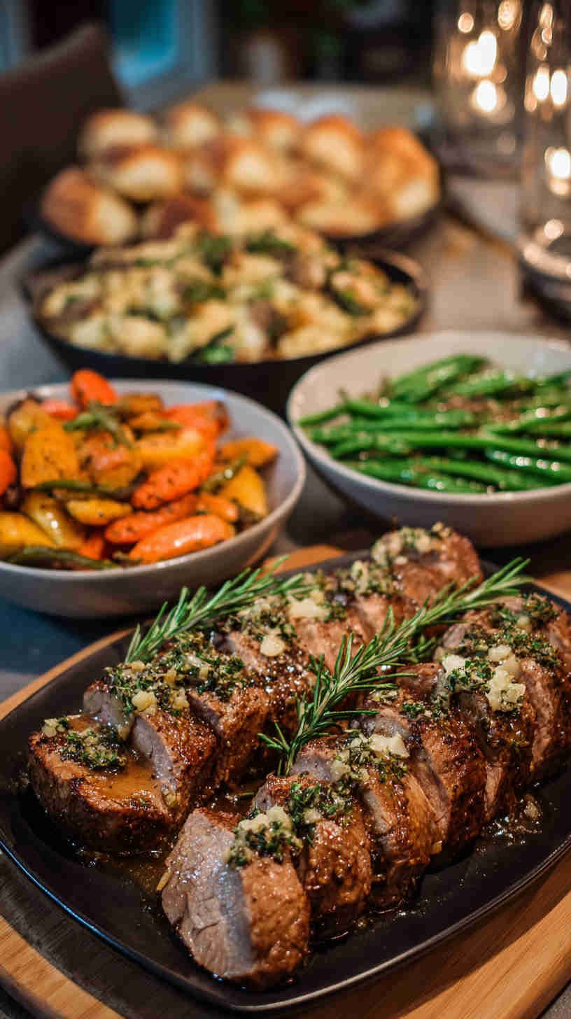 Crockpot Herb-Crusted Pork Tenderloin