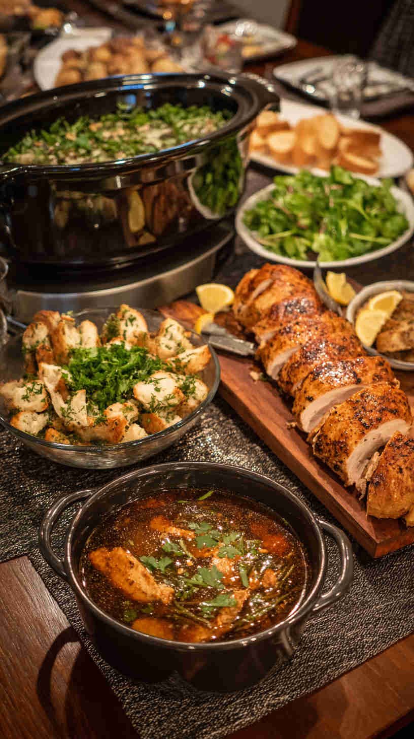 Crockpot Herb-Crusted Pork Tenderloin