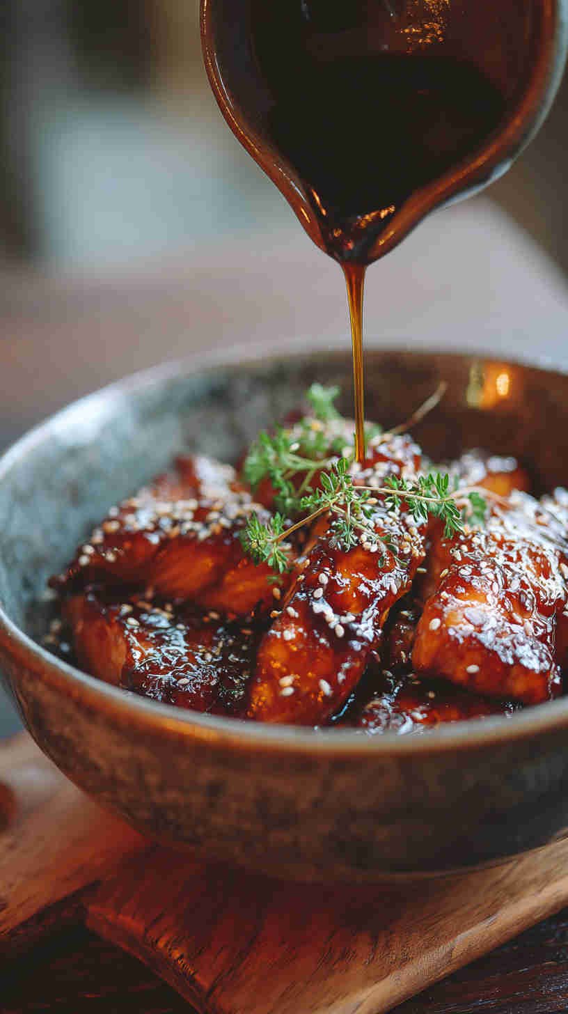 Crockpot Honey Soy Glazed Teriyaki Salmon