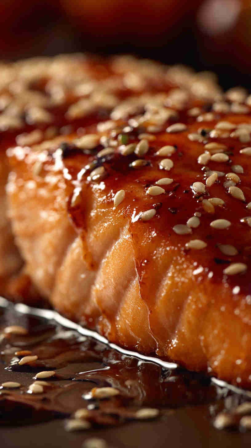 Crockpot Honey Soy Glazed Teriyaki Salmon