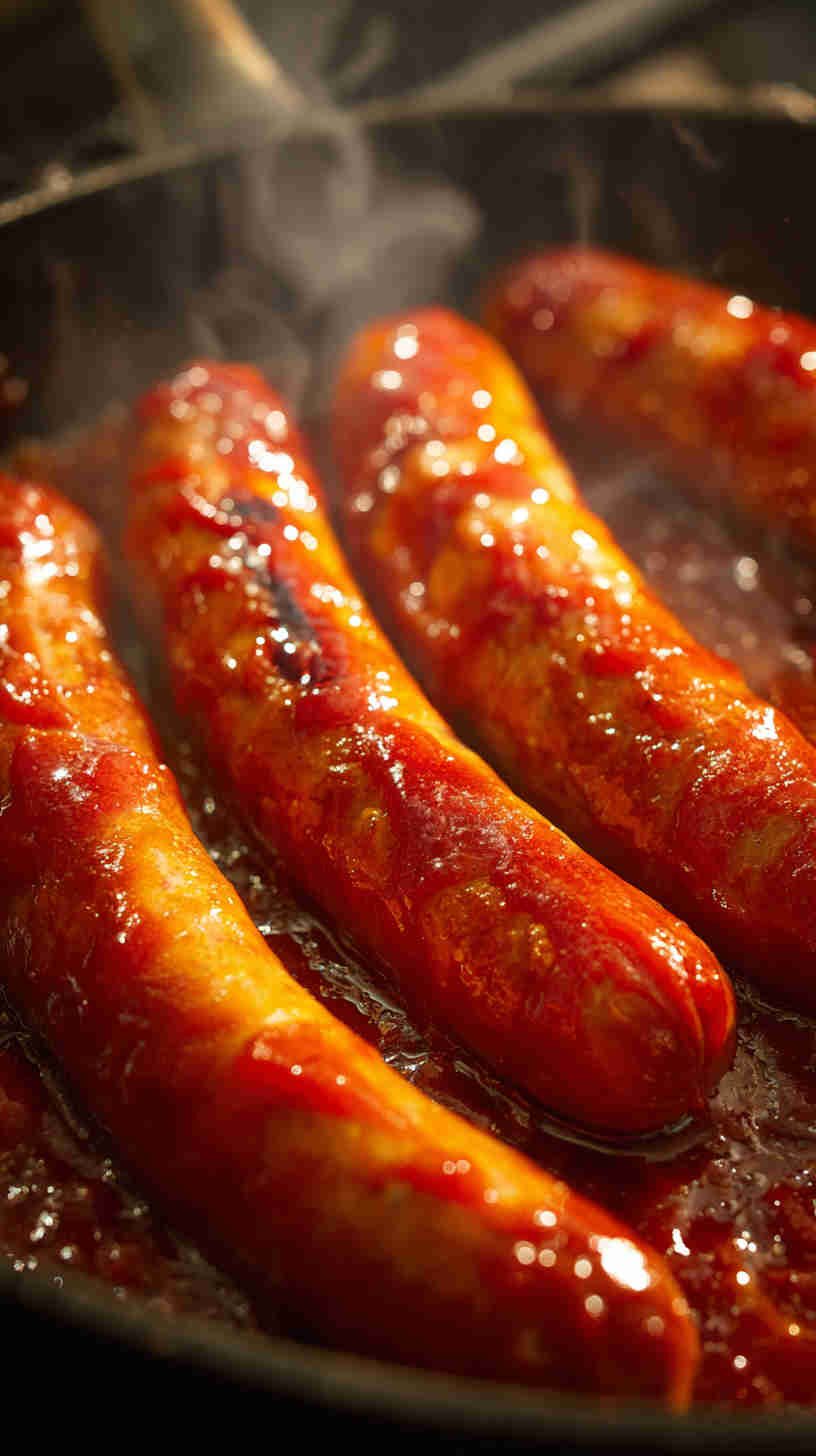 Crockpot Hot Dogs in Sauce