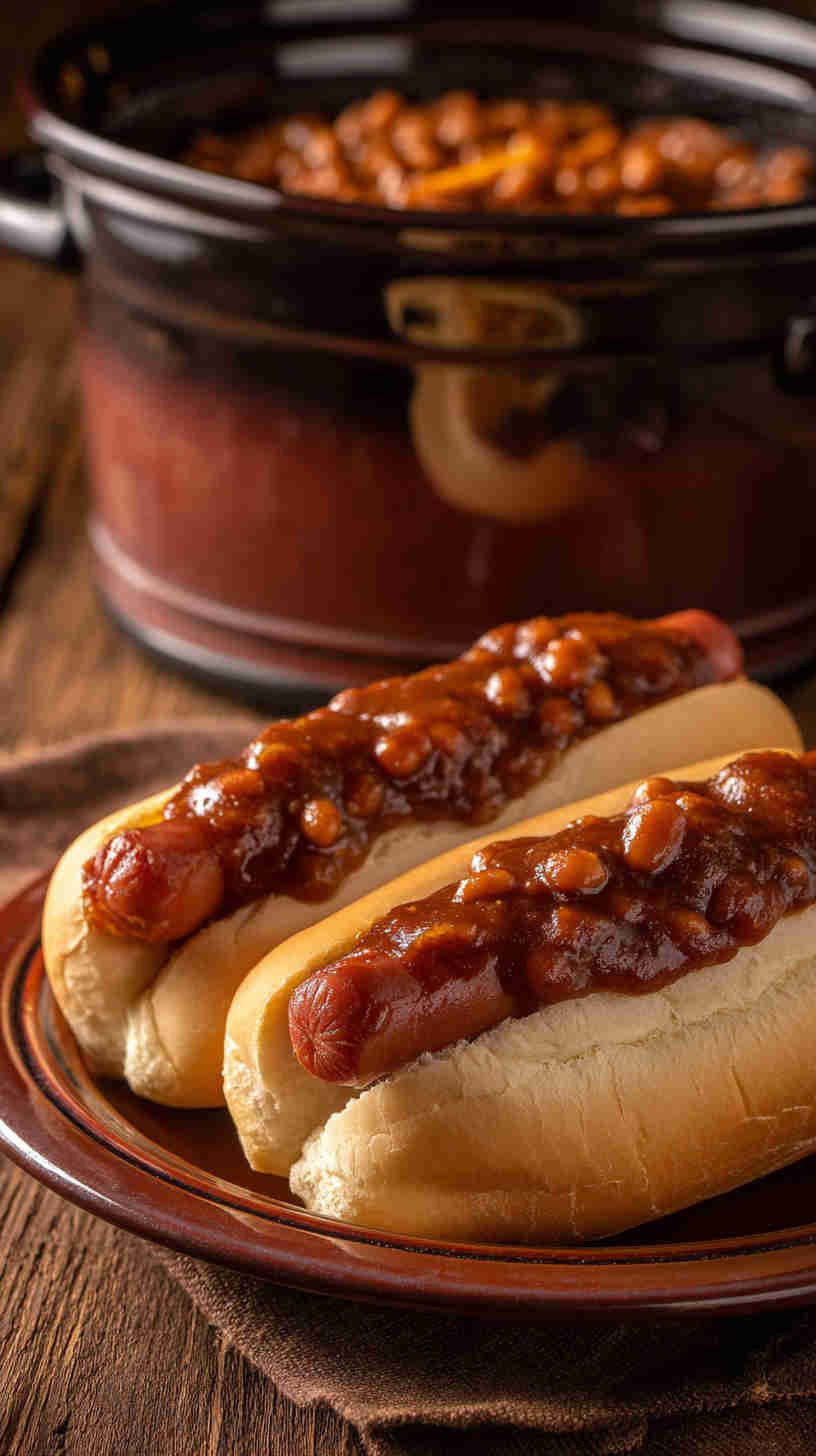 Crockpot Hot Dogs in Sauce