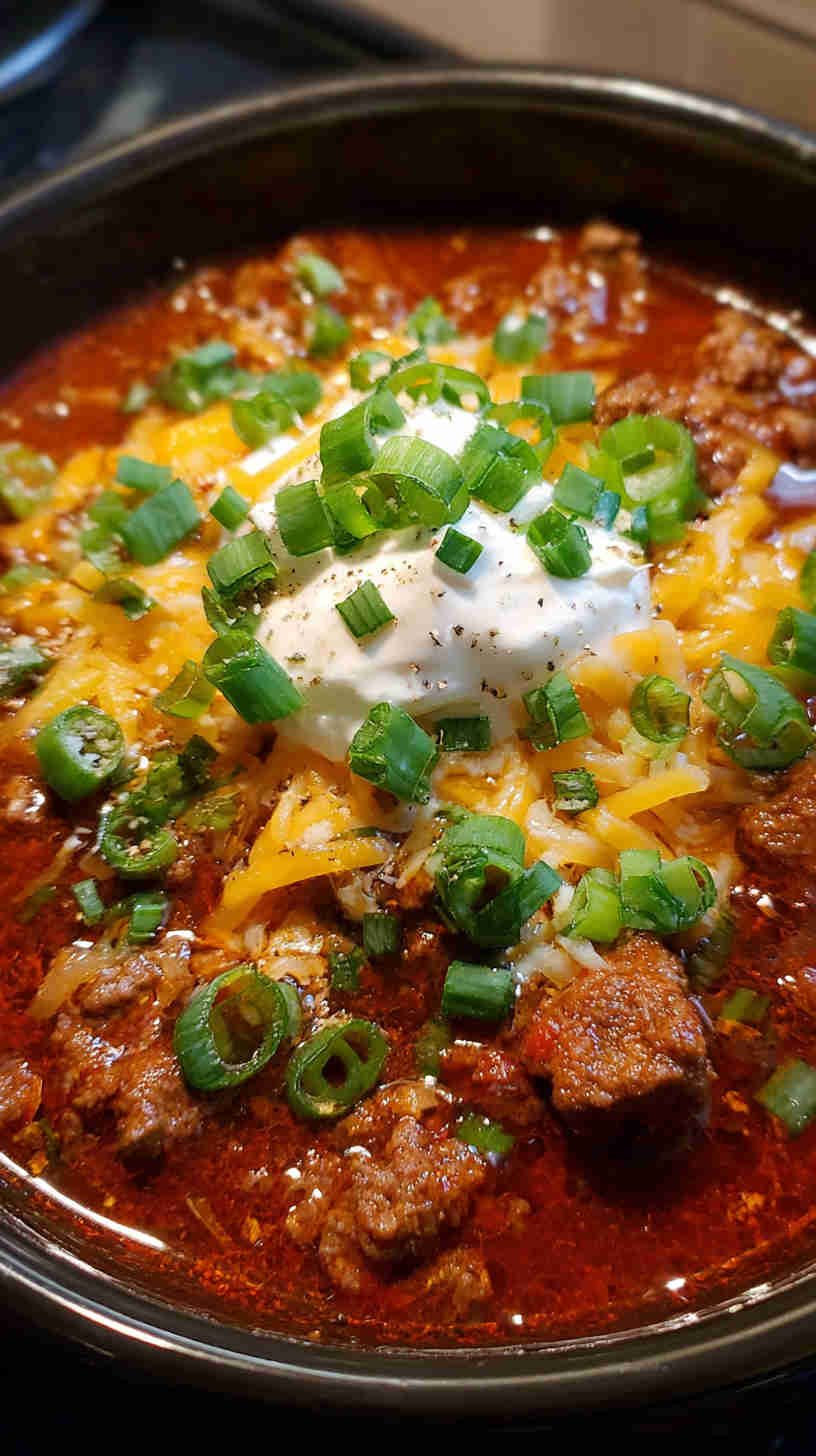Crockpot Keto Chili without Beans