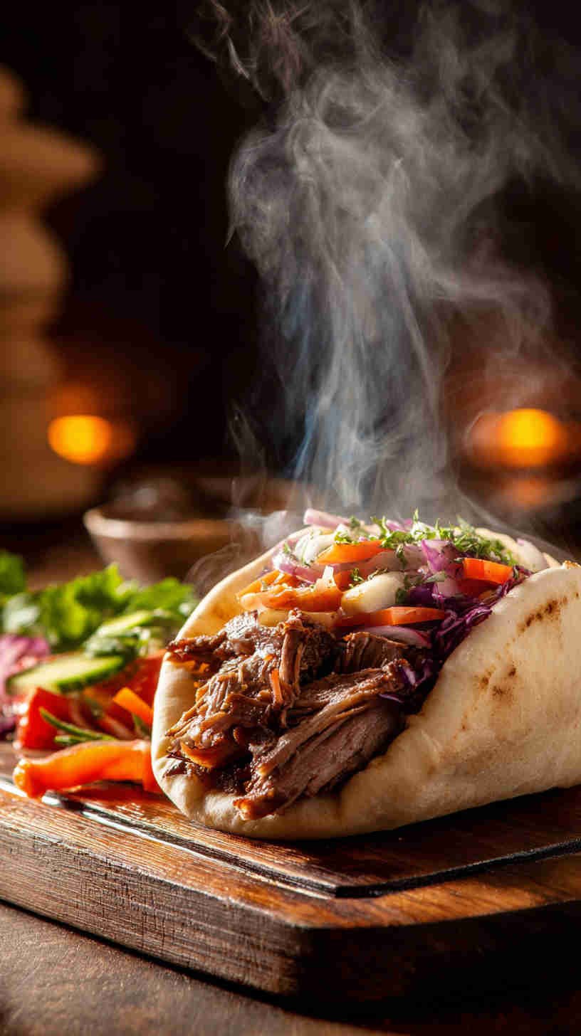 Crockpot Lamb Gyros