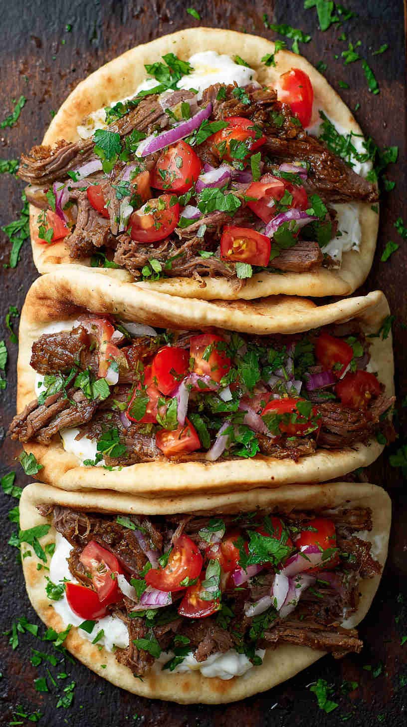 Crockpot Lamb Gyros