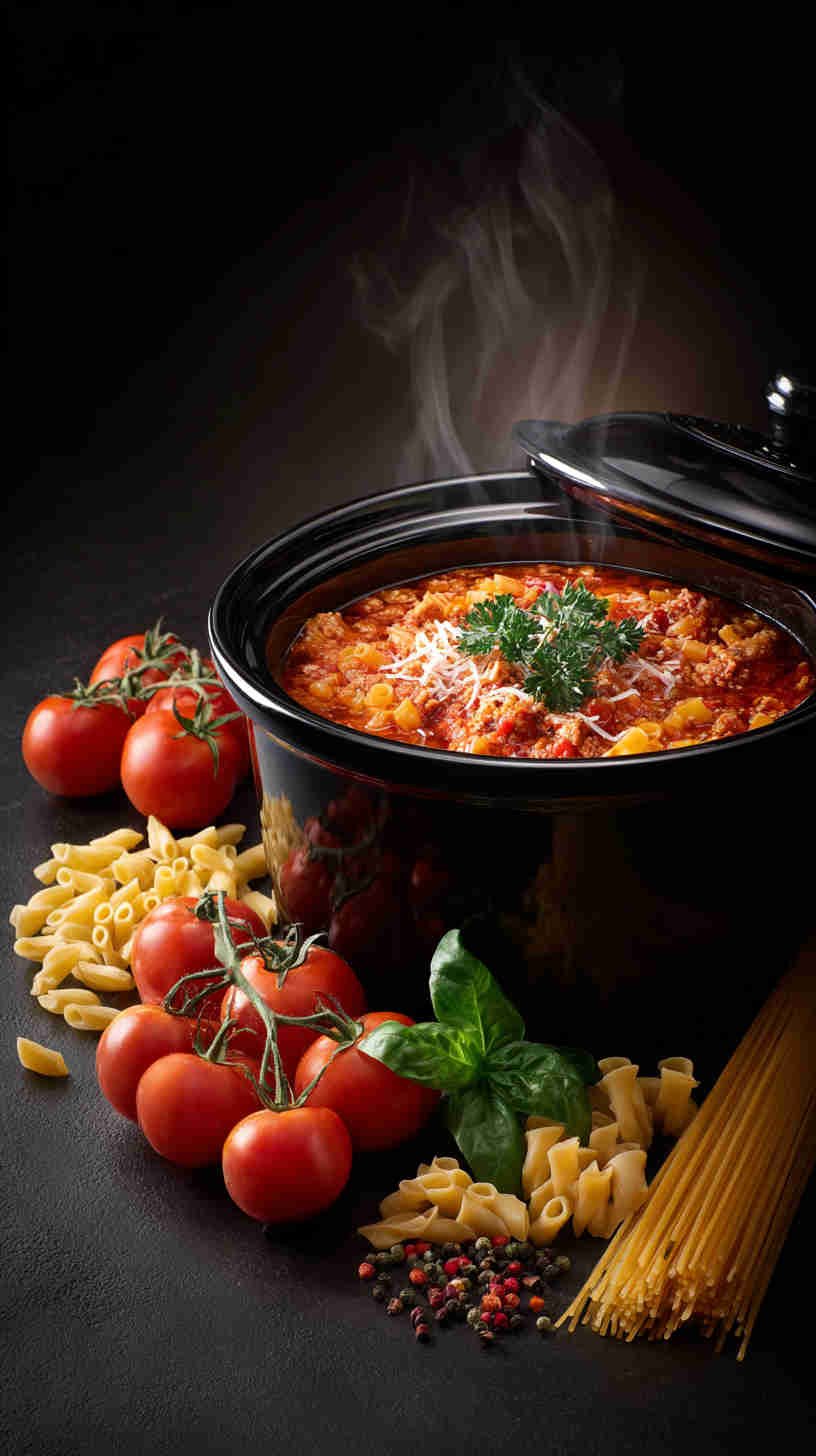 Crockpot Lasagna Soup