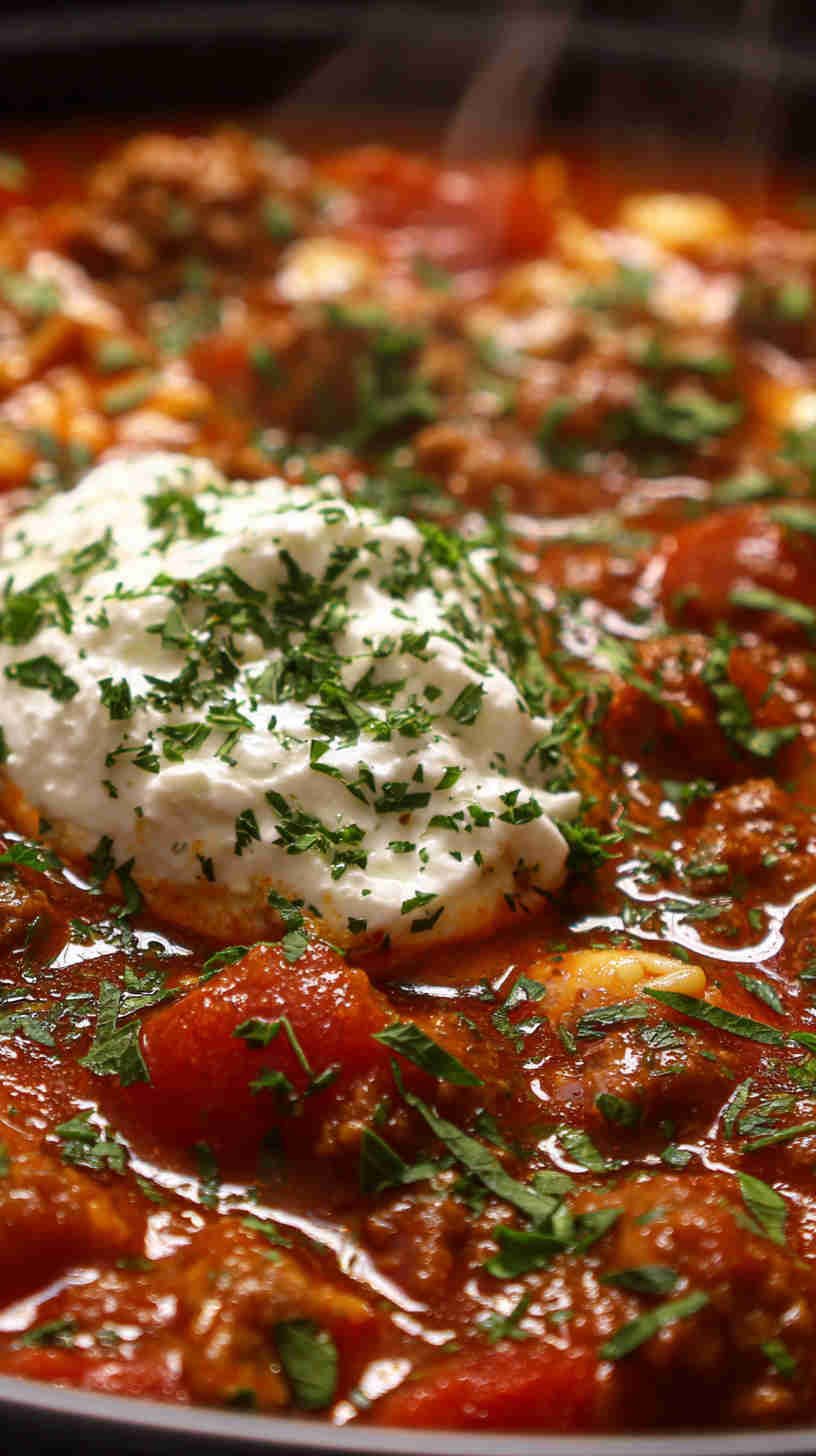 Crockpot Lasagna Soup