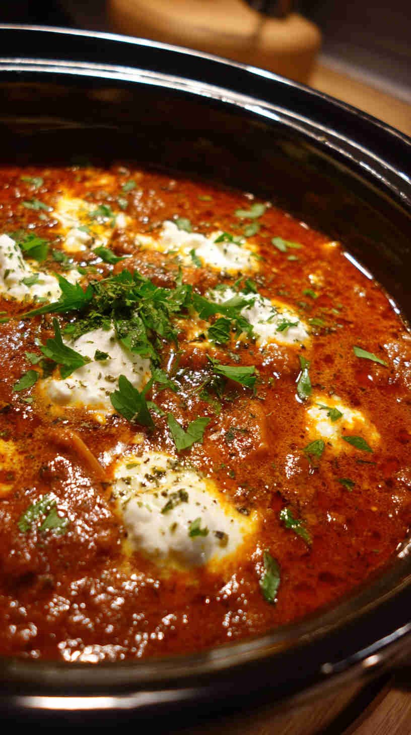 Crockpot Lasagna Soup