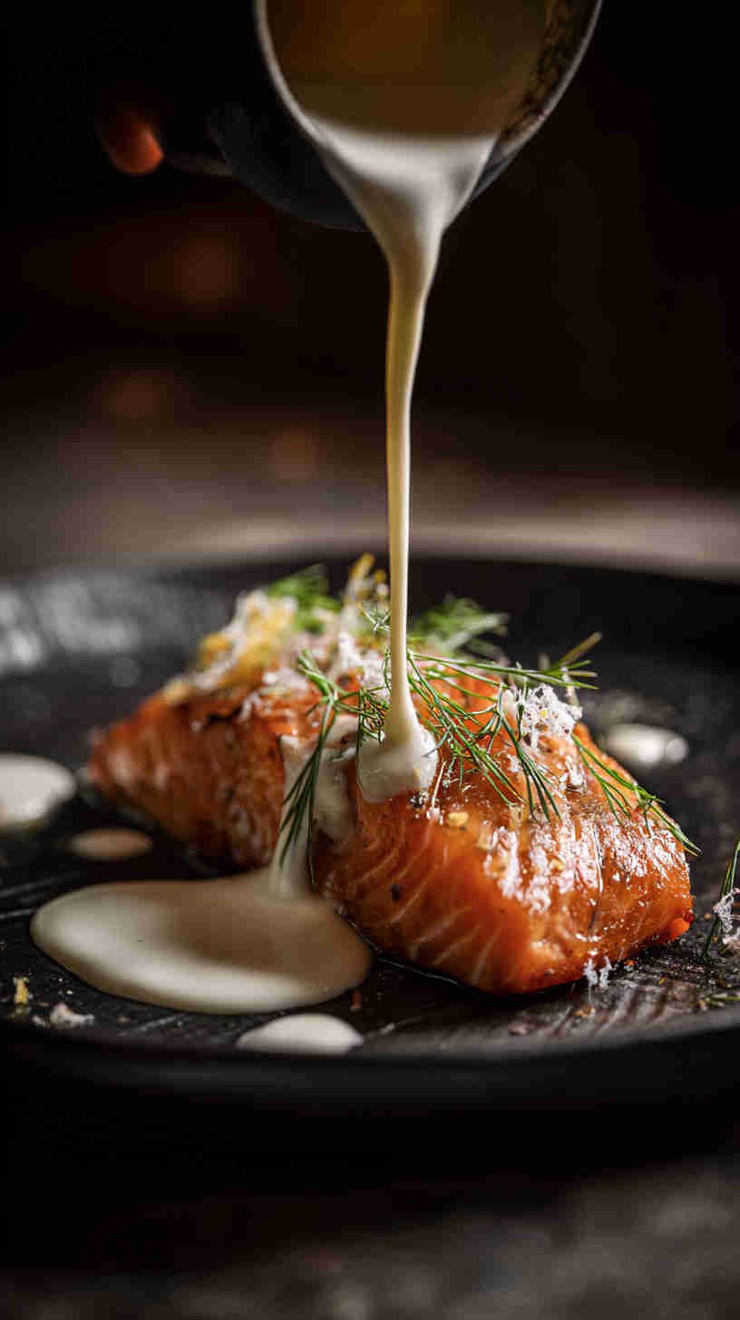 Crockpot Lemon Garlic Butter Salmon