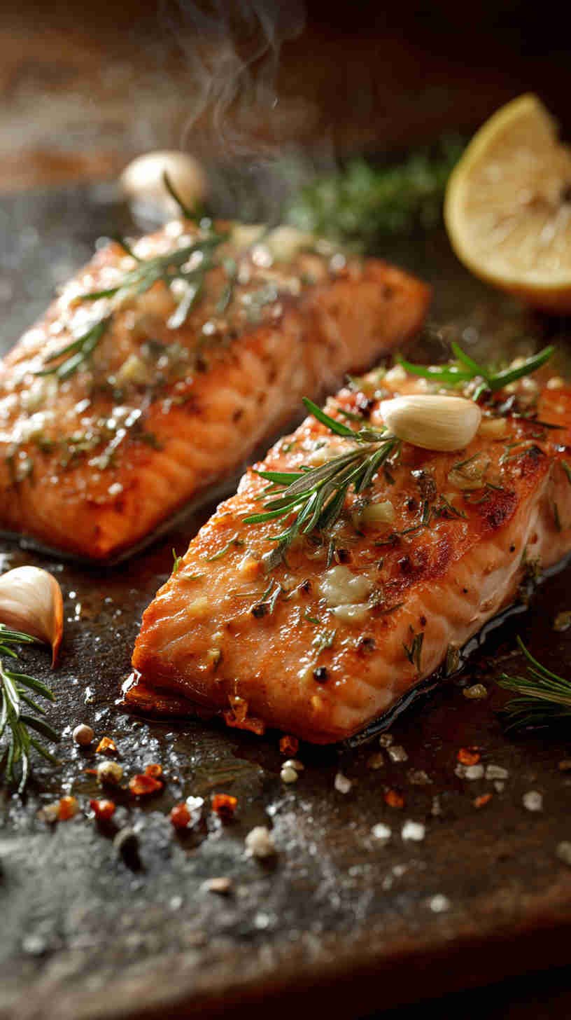 Crockpot Lemon Garlic Butter Salmon