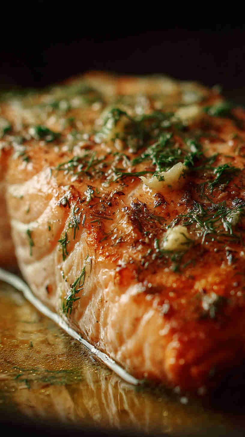 Crockpot Lemon Garlic Butter Salmon