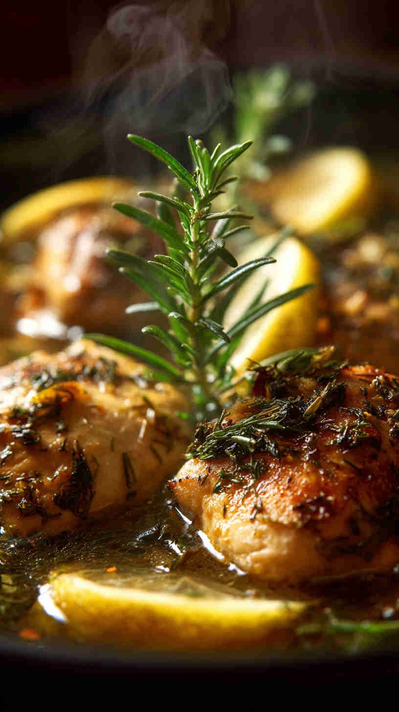 Crockpot Lemon Herb Chicken