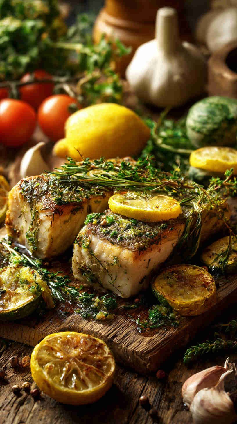 Crockpot Lemon Herb Fish