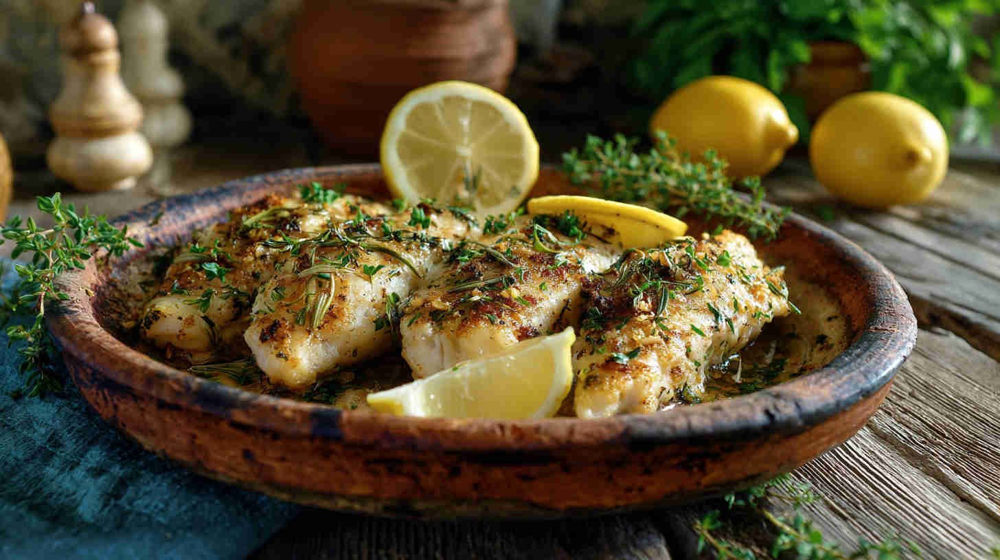 Crockpot Lemon Herb Fish