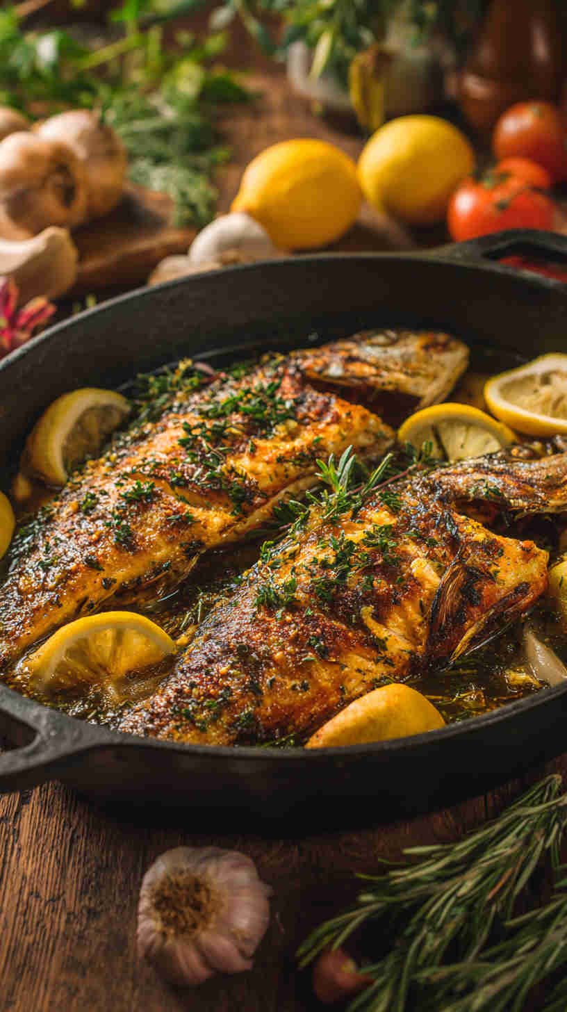 Crockpot Lemon Herb Fish