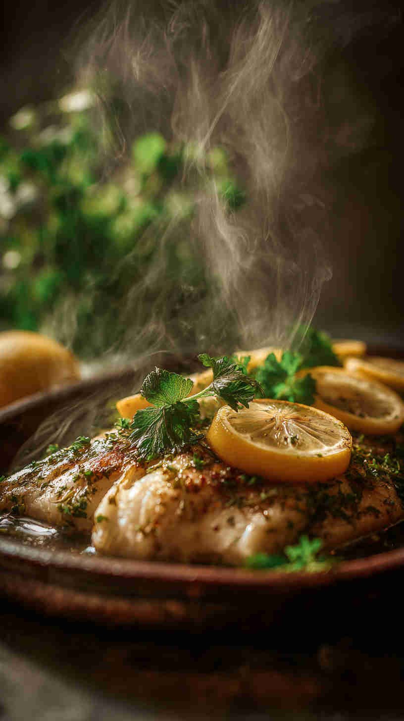 Crockpot Lemon Herb Fish