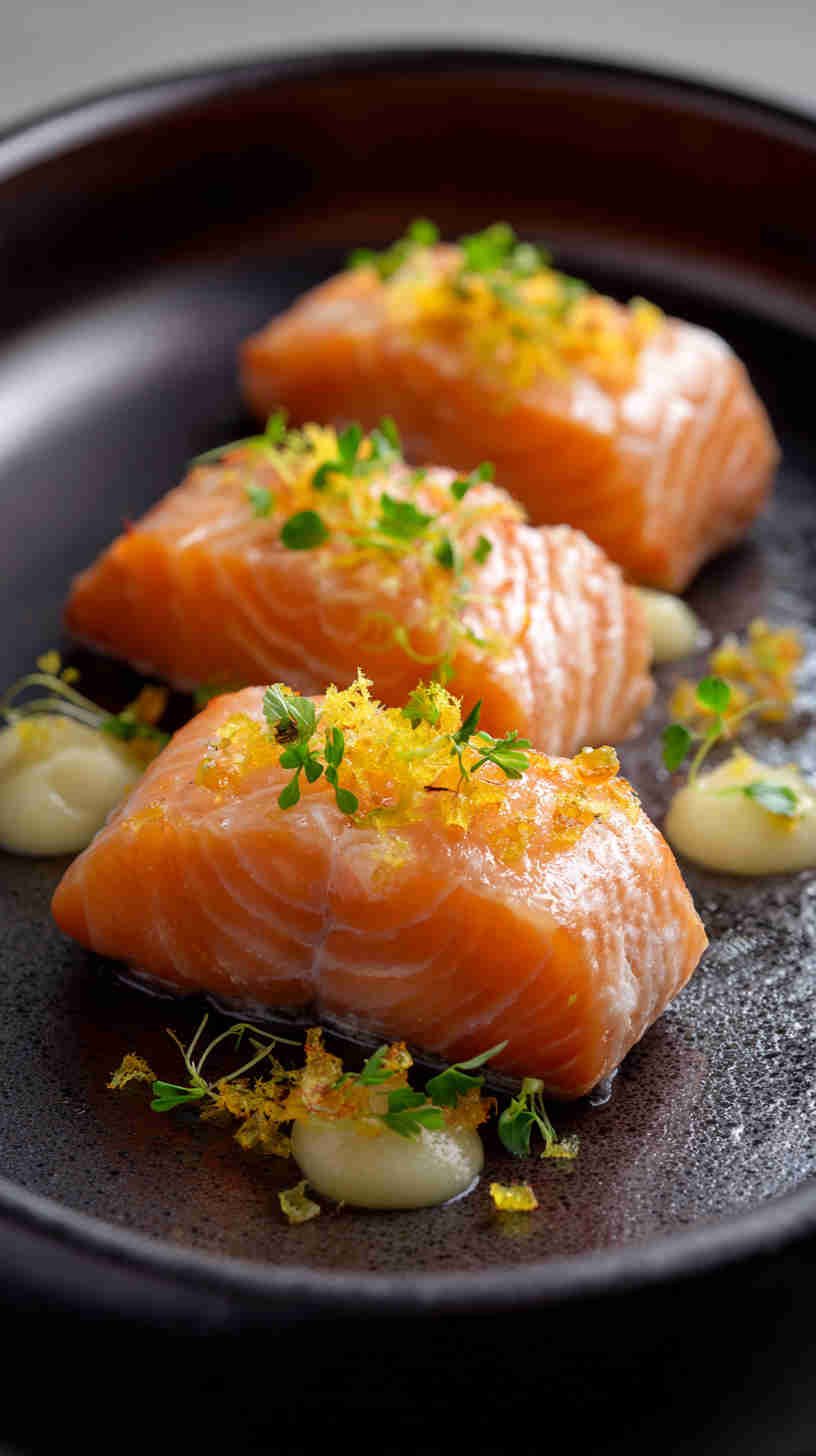 Crockpot Lemon Herb Salmon Fillets