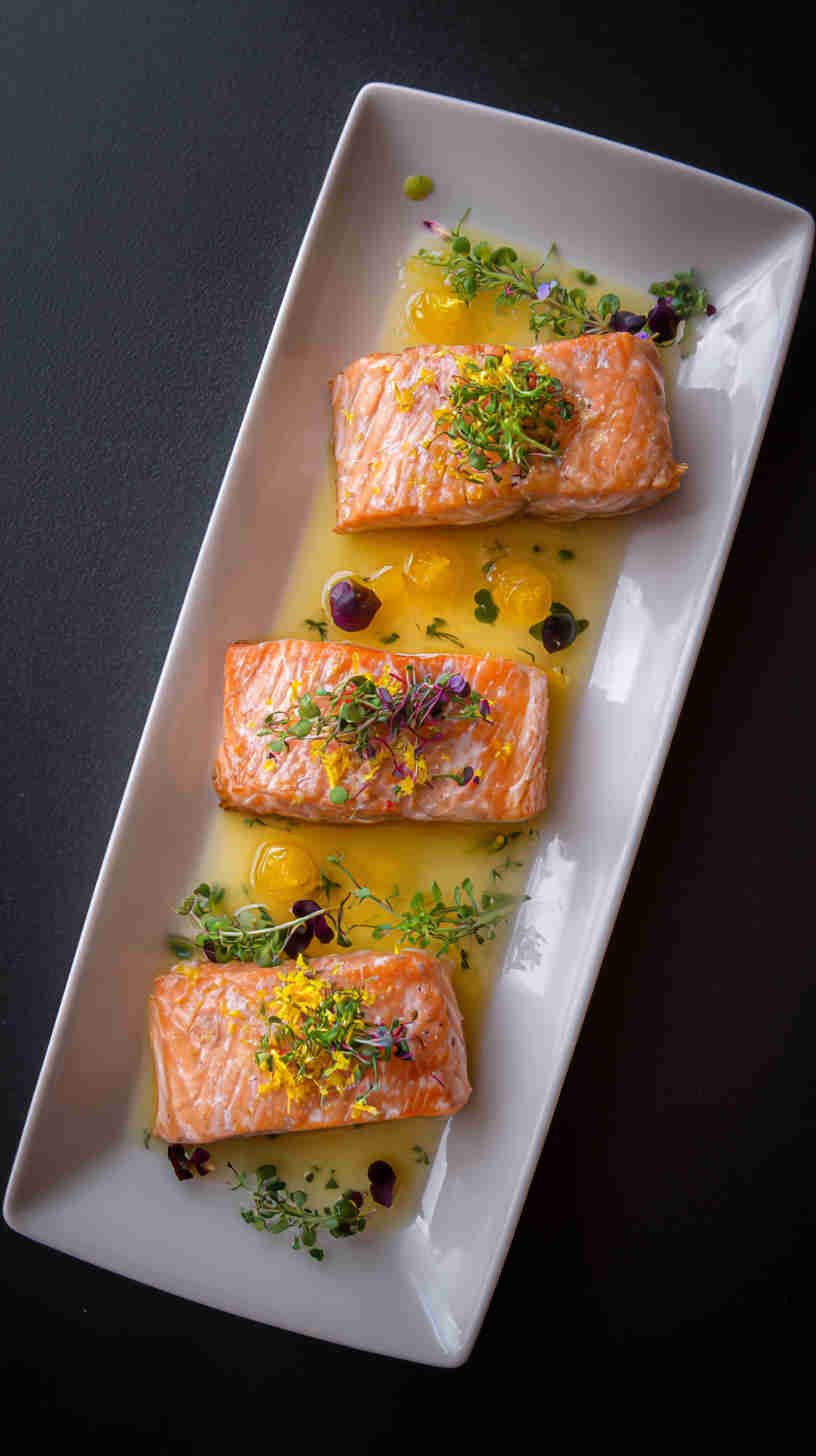 Crockpot Lemon Herb Salmon Fillets