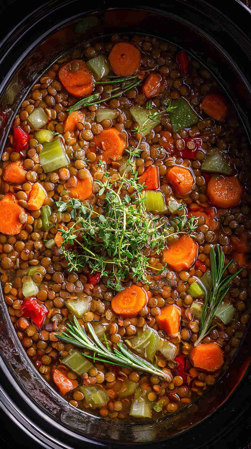 Crockpot Lentil Soup