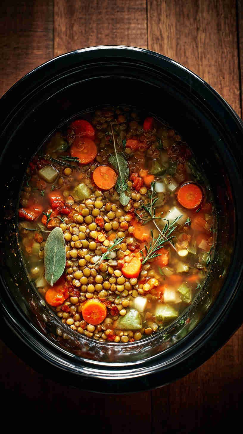 Crockpot Lentil Soup