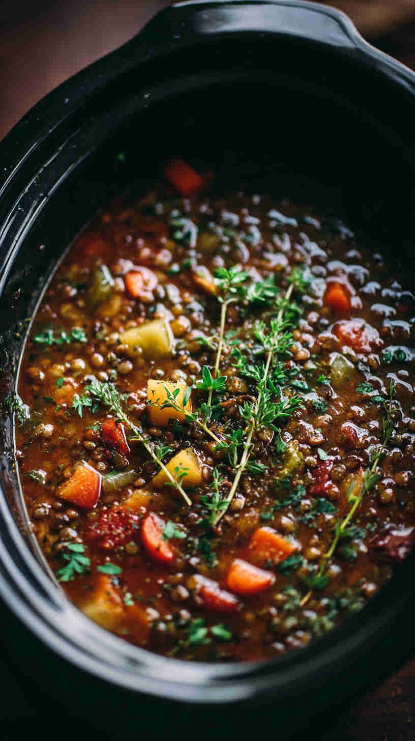 Crockpot Lentil Soup