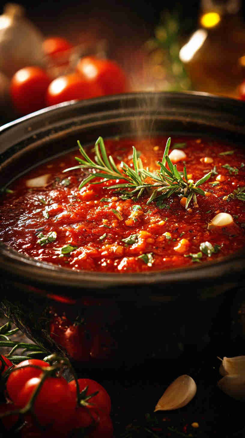Crockpot Marinara Sauce