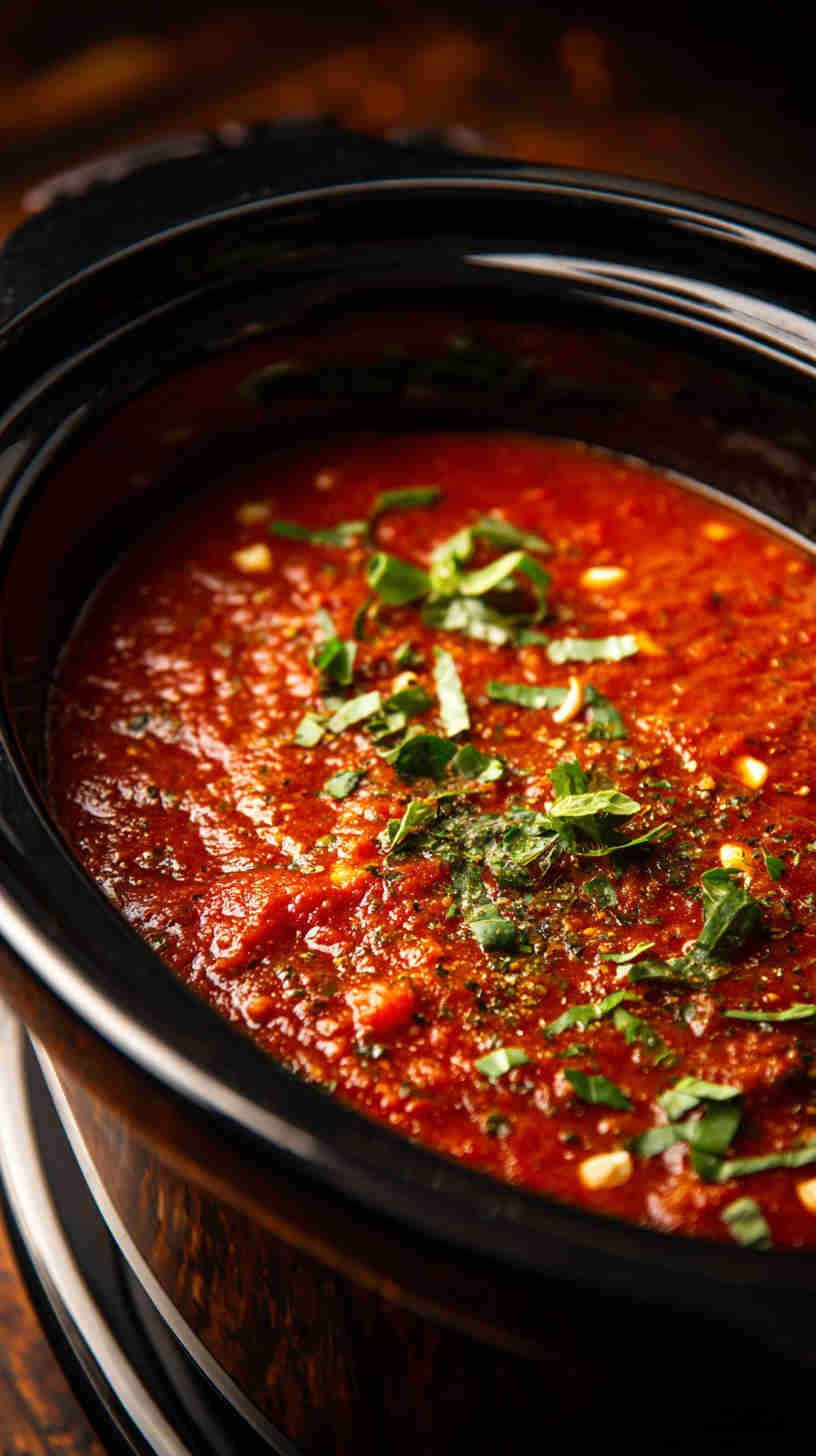 Crockpot Marinara Sauce