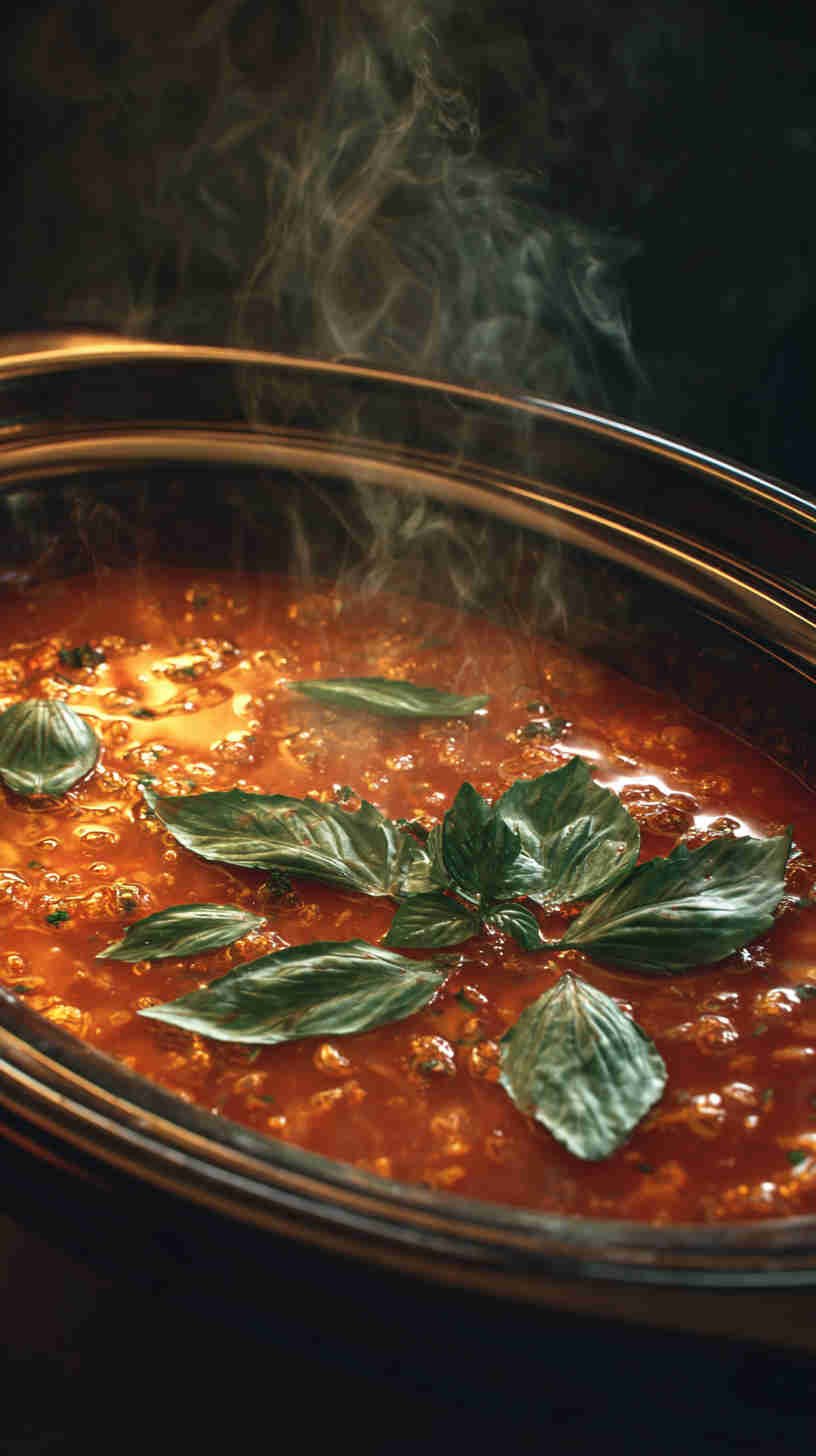 Crockpot Marinara Sauce