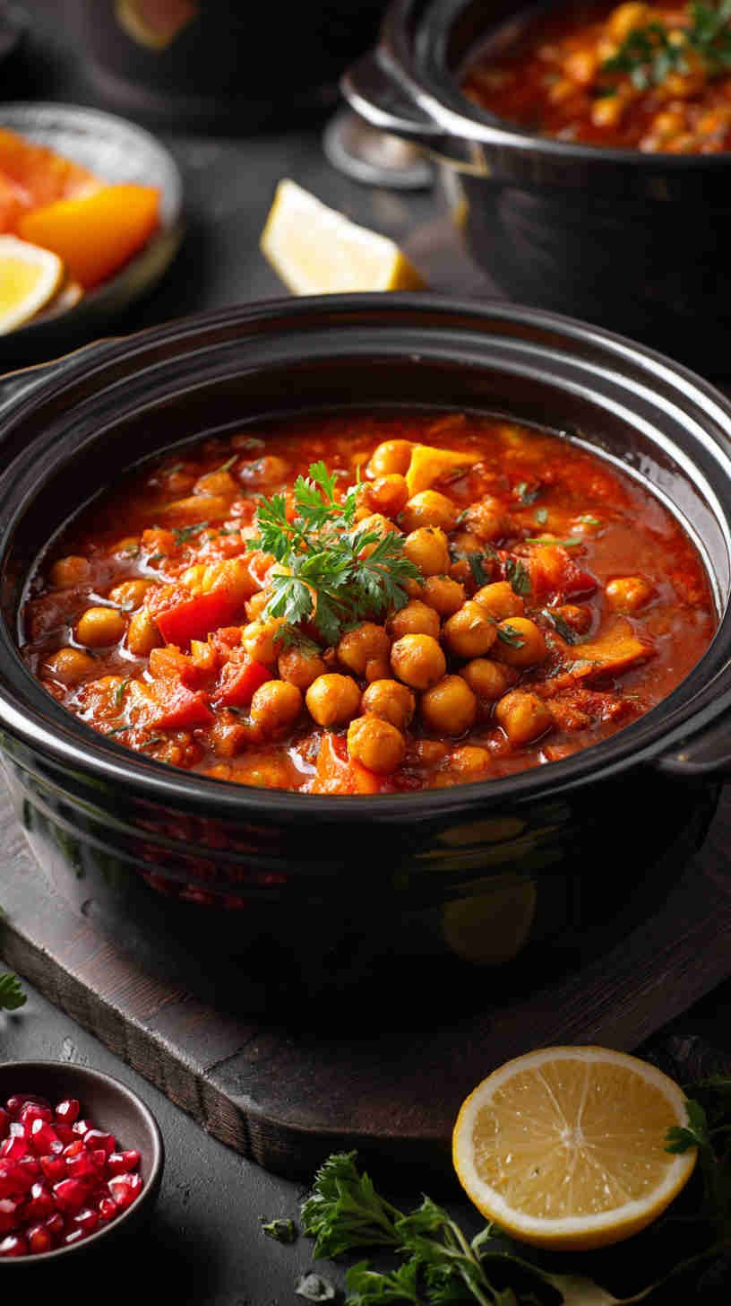 Crockpot Mediterranean Chickpea Stew