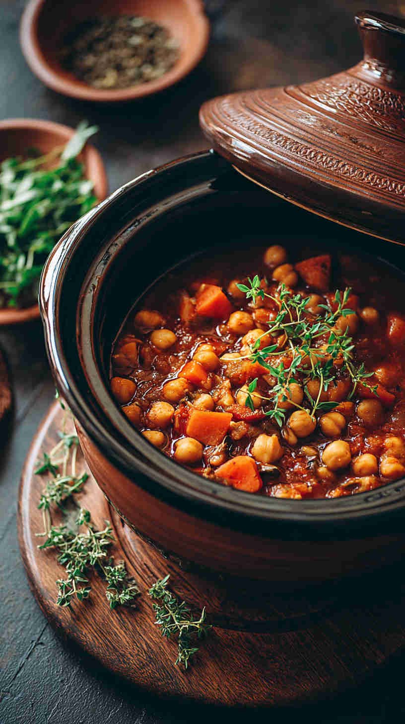 Crockpot Mediterranean Chickpea Stew