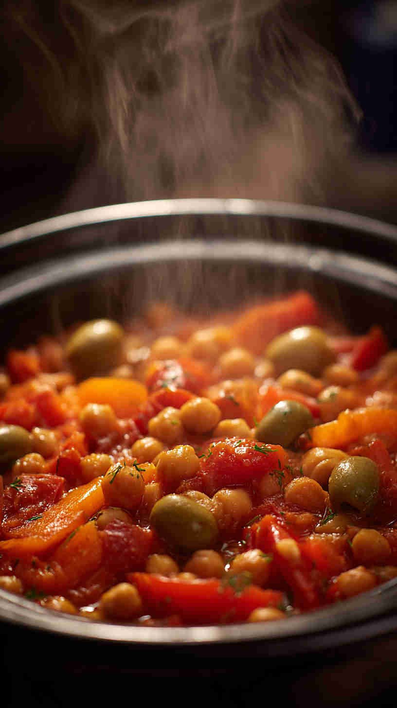 Crockpot Mediterranean Chickpea Stew