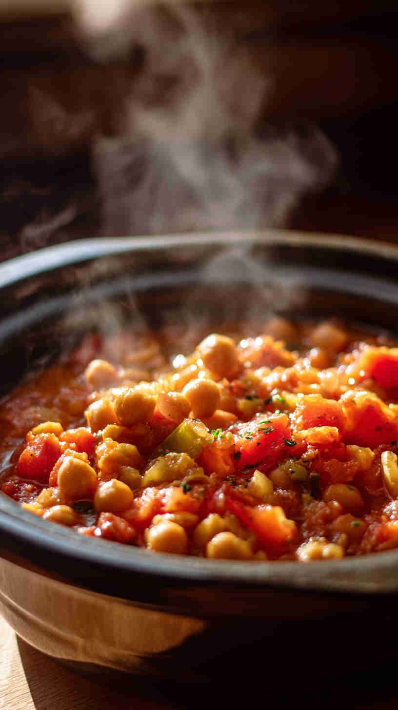 Crockpot Mediterranean Chickpea Stew