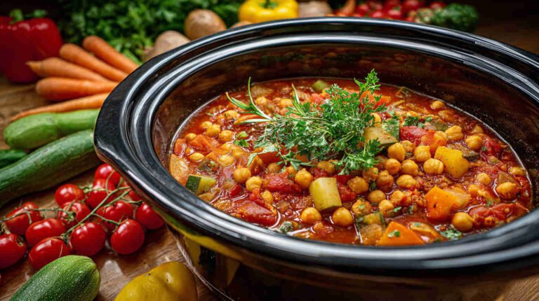 Crockpot Mediterranean Chickpea Stew
