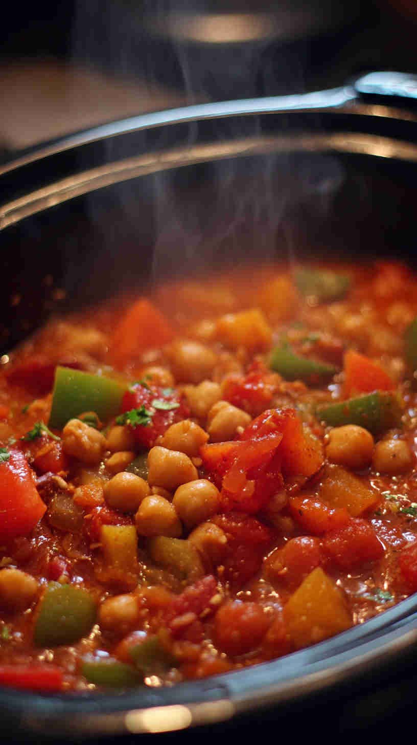Crockpot Mediterranean Chickpea Stew