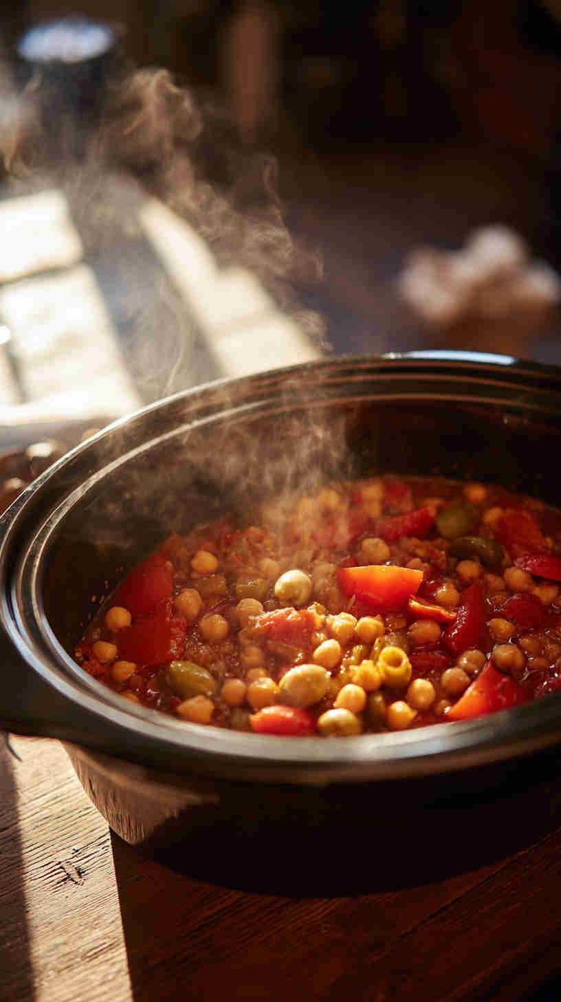 Crockpot Mediterranean Chickpea Stew