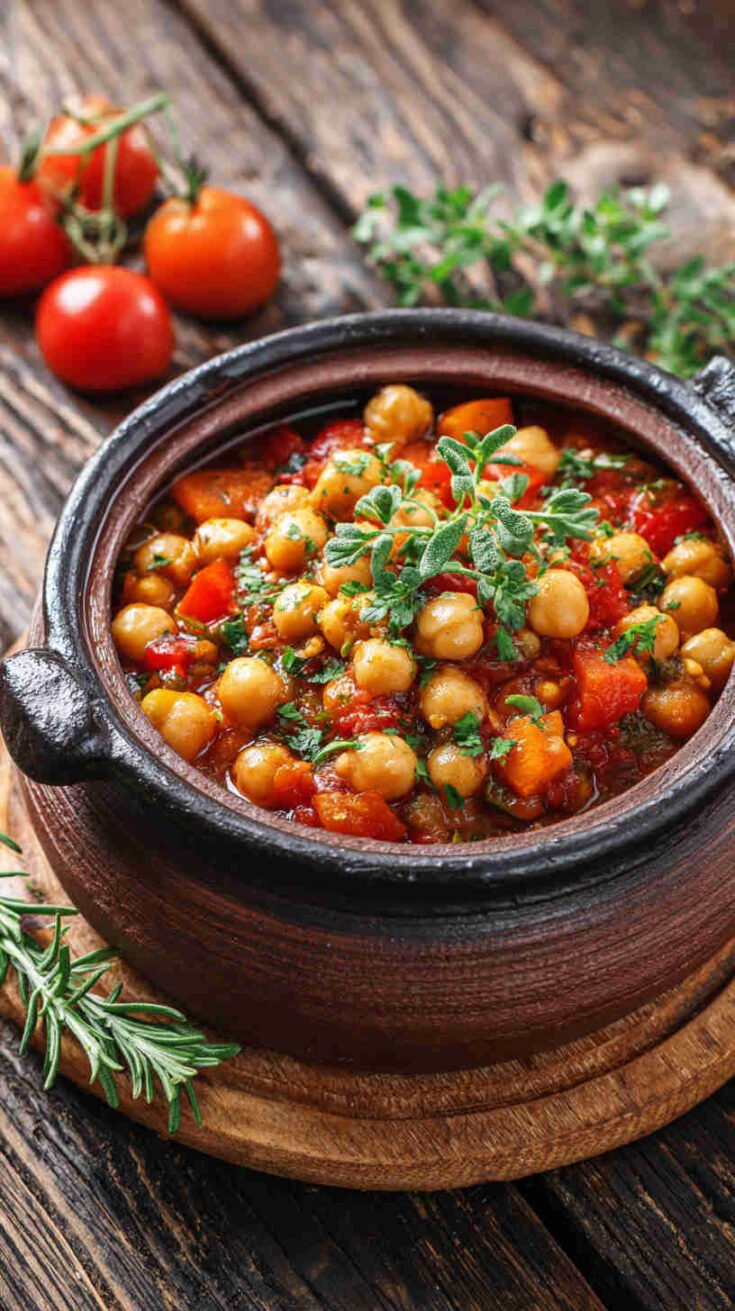 Crockpot Mediterranean Chickpea Stew