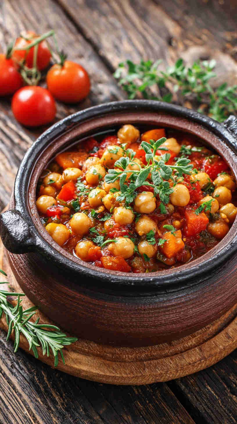 Crockpot Mediterranean Chickpea Stew