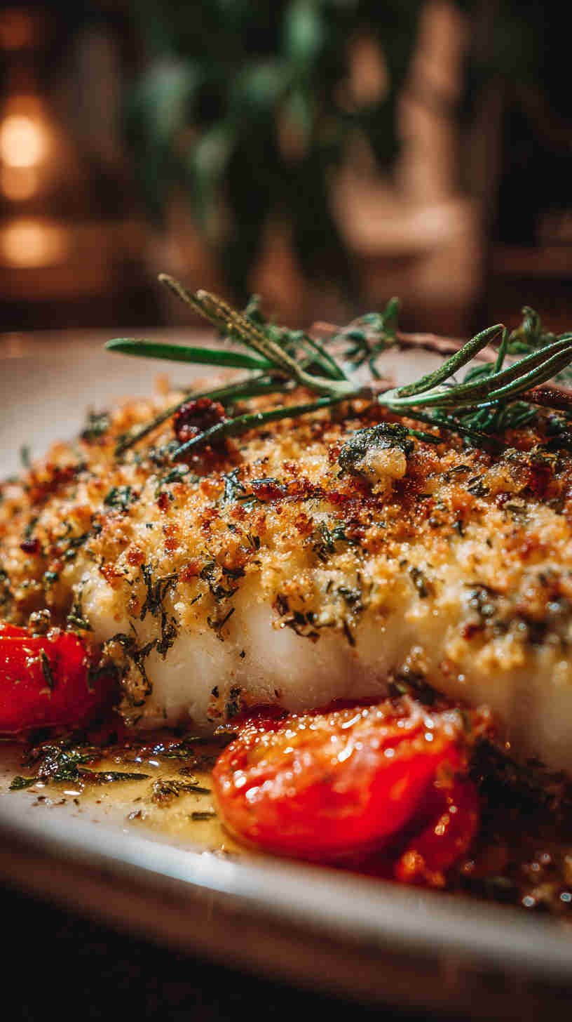 Crockpot Mediterranean Herb Baked Cod