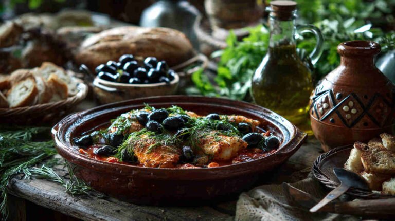 Crockpot Mediterranean Herb Baked Cod