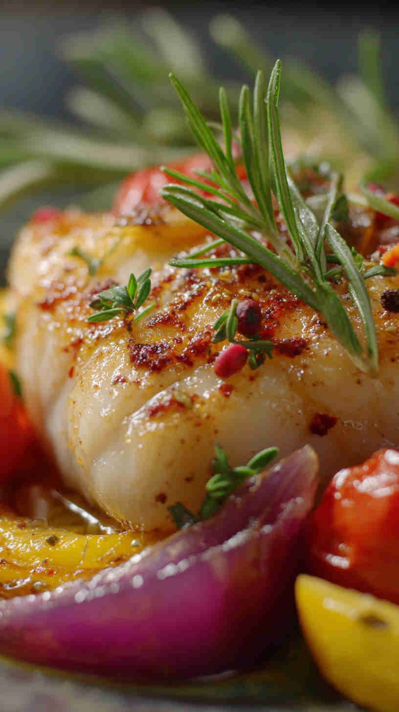 Crockpot Mediterranean Herb Baked Cod