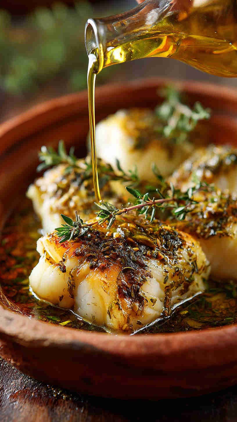 Crockpot Mediterranean Herb Baked Cod