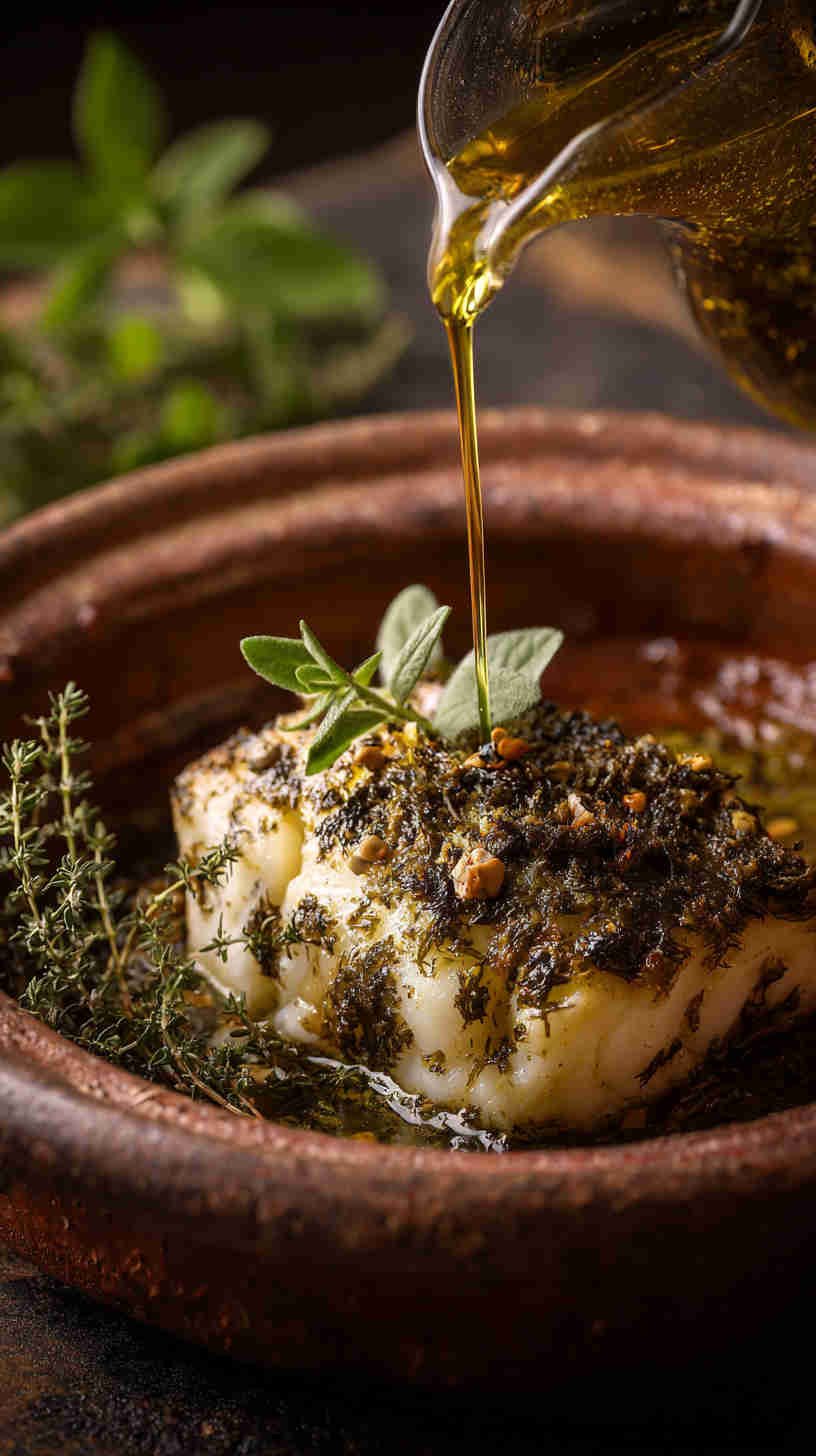 Crockpot Mediterranean Herb Baked Cod
