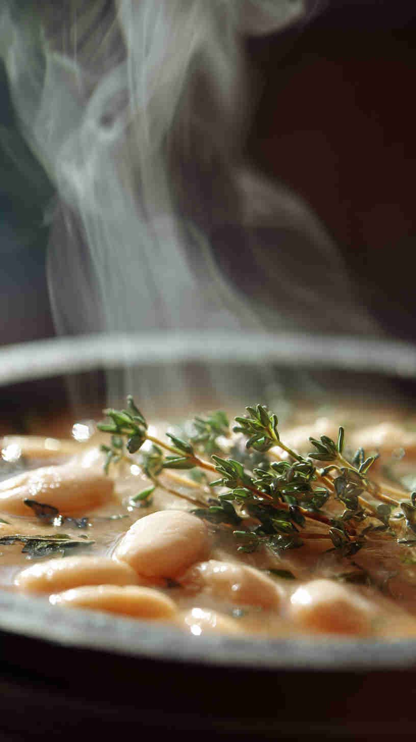 Crockpot Mediterranean White Bean Soup