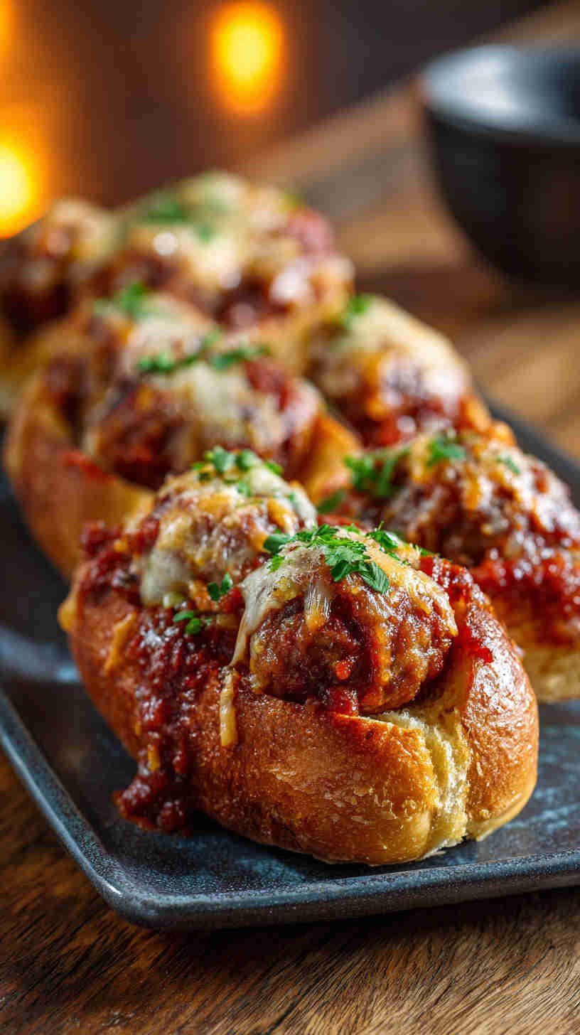 Crockpot Mini Meatball Subs
