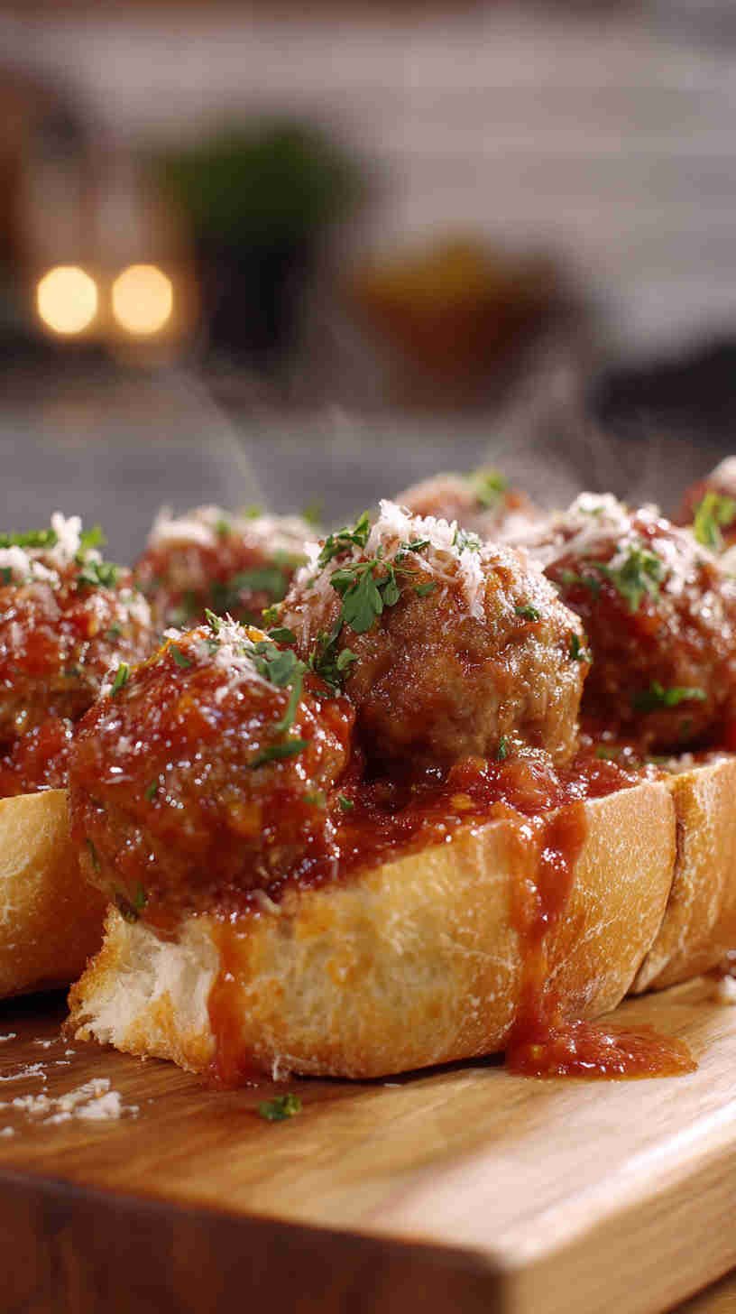 Crockpot Mini Meatball Subs